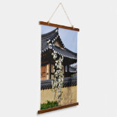 Ontworpen met een foto van Zuid-Korea, Vertica Hangend Wandkleed (Gebogen)