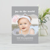 Ontworpen met een laat dubbelzijdig fotokaartje vo feestdagenkaart (Staand voorkant)