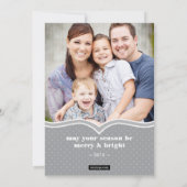 Ontworpen met een laat dubbelzijdig fotokaartje vo feestdagenkaart (Achterkant)