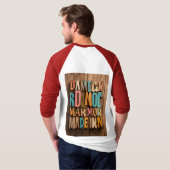 Ontworpen nieuwe trending t-shirten t-shirt (Achterkant volledig)