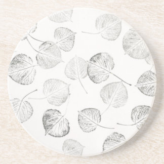 Ontworpen Prints met spen Leaf © Sandy Long Zandsteen Onderzetter