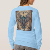 Ontworpen T-shirt met lange mouwen, comfortabel, C (Achterkant)