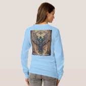 Ontworpen T-shirt met lange mouwen, comfortabel, C (Achterkant volledig)