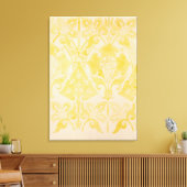 Ontworpen voor een fluwelen of zijden brocatelle,  canvas afdruk (Insitu (Woonkamer))