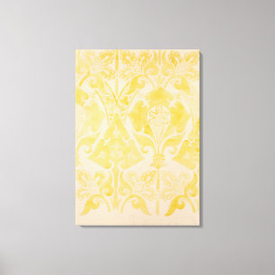 Ontworpen voor een fluwelen of zijden brocatelle,  canvas afdruk