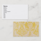 Ontworpen voor een fluwelen of zijden brocatelle,  visitekaartje (Voorkant / Achterkant)