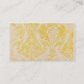 Ontworpen voor een fluwelen of zijden brocatelle,  visitekaartje (Achterkant)