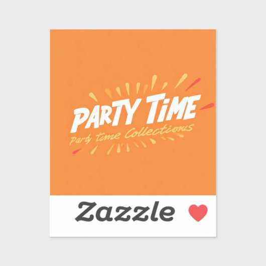 Ontworpen voor feesttijd sticker (Vel)
