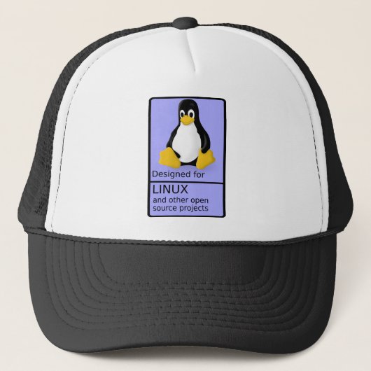 Ontworpen voor Linux Trucker Pet (Voorkant)