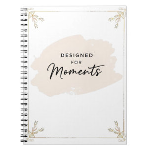 Ontworpen voor Momenten – Minimalistische Aquarel Notitieboek