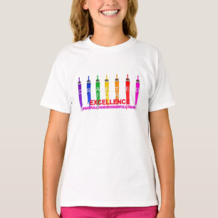 Ontworpen voor uitmuntende kinder verf t-shirt