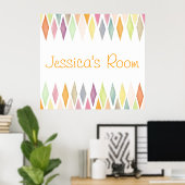 Ontworpen waterverf achtergrond poster (Thuiskantoor)