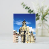 ontwrichtende frauenkirche geschiedenis en stad briefkaart (Staand voorkant)