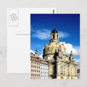 ontwrichtende frauenkirche geschiedenis en stad briefkaart (Voorkant / Achterkant)