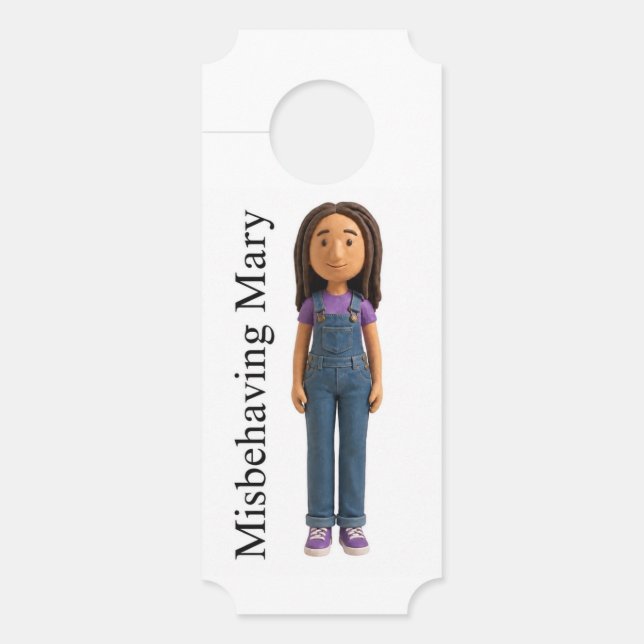 Ontwrichtende Mary deur hanger (Voorkant)