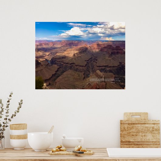 Ontzag en dankbaarheid poster (Keuken)