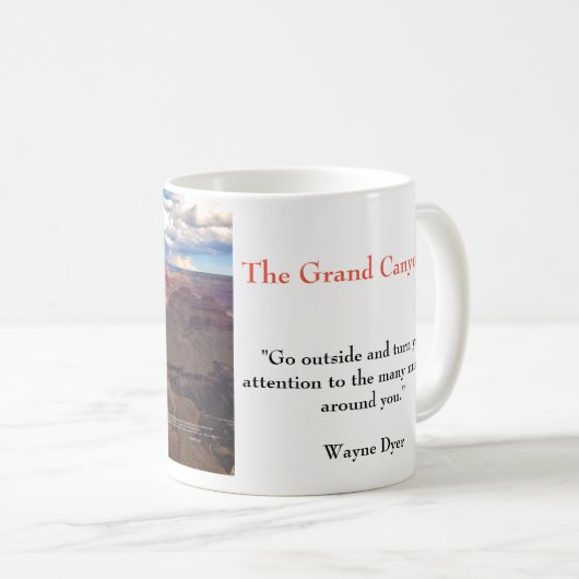 Ontzag en Gartitude Mok (Voorkant rechts)