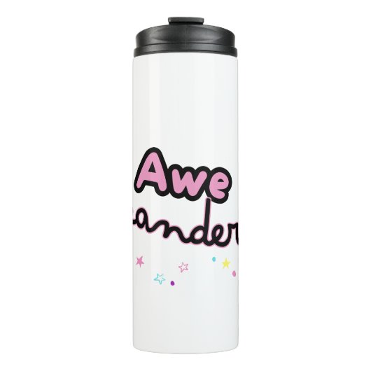 Ontzag en Wandering thermische tumbler Thermosbeker (Voorkant)