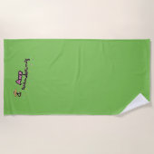 Ontzag en zwerven strandlaken (Voorkant)