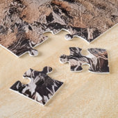 Ontzagwekkend Omaans woestijnlandschap Legpuzzel (Zijkant)