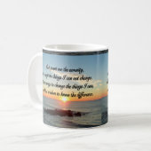 ONTZAGWEKKEND SERENITY PRAYER DESIGN KOFFIEMOK (Voorkant links)