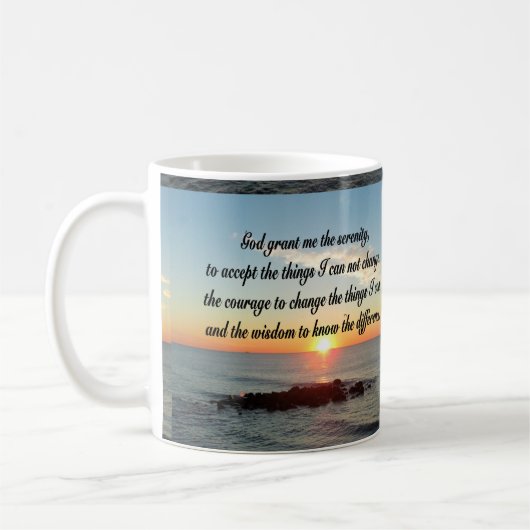 ONTZAGWEKKEND SERENITY PRAYER DESIGN KOFFIEMOK (Links)