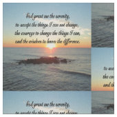ONTZAGWEKKEND SERENITY PRAYER DESIGN STOF (Close Up)