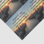 ONTZAGWEKKEND SERENITY PRAYER SUNSET FOTOONTWERP TISSUEPAPIER (Detail)