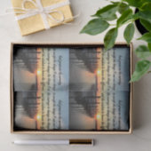 ONTZAGWEKKEND SERENITY PRAYER SUNSET FOTOONTWERP TISSUEPAPIER (Geschenk)