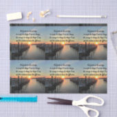 ONTZAGWEKKEND SERENITY PRAYER SUNSET FOTOONTWERP TISSUEPAPIER (Craft)