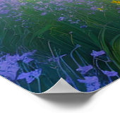 Ontzagwekkend Vista, Green Meadow Poster (Hoek)