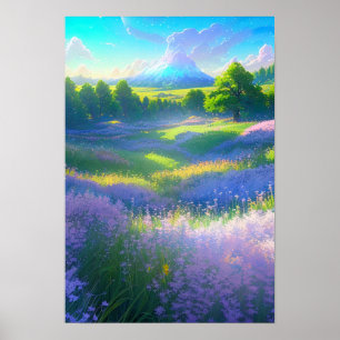 Ontzagwekkend Vista, Green Meadow Poster
