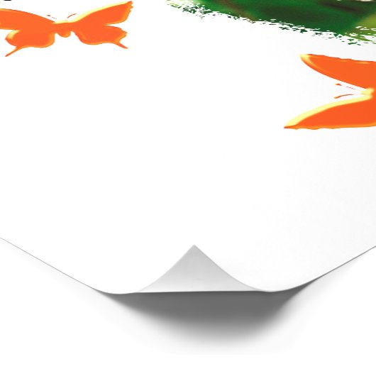 ONTZAGWEKKENDE INSPIRERENDE BUTTERFLY SERENITY GEB FOTO AFDRUK (Hoek)