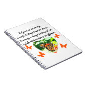 ONTZAGWEKKENDE INSPIRERENDE BUTTERFLY SERENITY GEB NOTITIEBOEK (Rechterzijde)