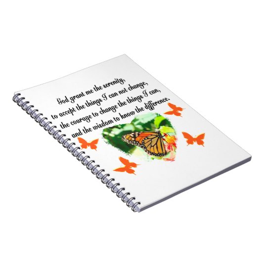 ONTZAGWEKKENDE INSPIRERENDE BUTTERFLY SERENITY GEB NOTITIEBOEK (Rechterzijde)