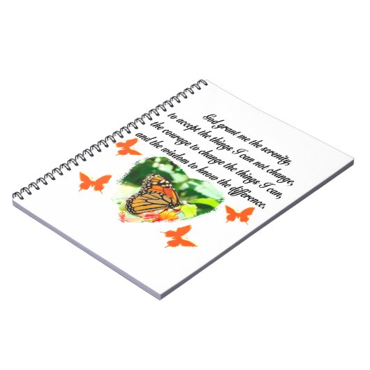 ONTZAGWEKKENDE INSPIRERENDE BUTTERFLY SERENITY GEB NOTITIEBOEK (Linkerzijde)