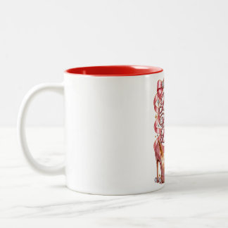 Ontzegend gezegend op mijn verjaardag tweekleurige koffiemok