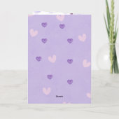 Ontzelfde Agapornis in Vlucht – Een Romantische Va Feestdagen Kaart (Achterkant)