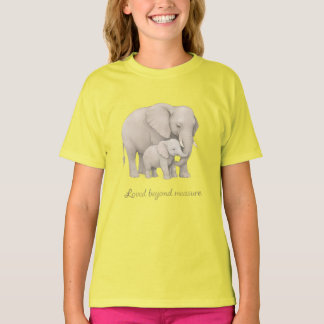 Ontzettend Geliefd – Olifant Moeder en Baby Il T-shirt