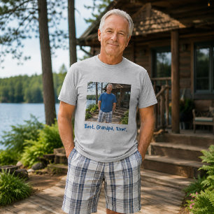 Ontzettend Geliefd Persoonlijk Opa Foto T-shirt