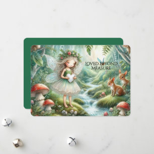Ontzettend Geliefd Whimsical Feeën Boskaart Feestdagenkaart