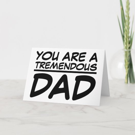 ONTZETTEND GOEDE PAPA TRUMP VADERDAG KAARTEN (Voorkant)