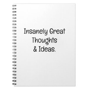 Ontzettend Grote Gedachten & Ideeën Notitieboek