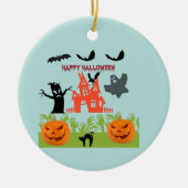 Ontzettend leuke Halloween Keramisch Ornament (Voorkant)