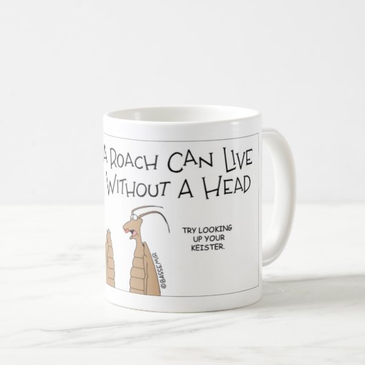 Ontzettend roach-plezier koffiemok (Voorkant rechts)