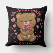Ontzettend Schattige Teddibeer Kussen (Voorkant)