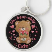 Ontzettend Schattige Teddibeer Sleutelhanger (Voorkant)