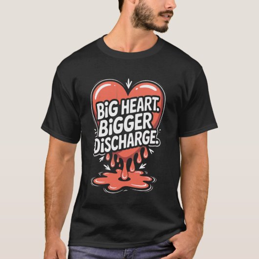 Ontzettend T-shirt Grappige Meme Ongepast Hart (Voorkant)