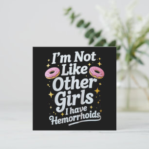 Ontzettende Aambeien Ongepast Volwassenenhumor Kaart