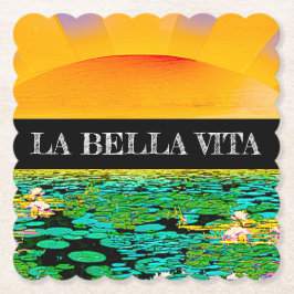 ONTZETTENDE RUST EN VREDE  KARTONNEN ONDERZETTERS